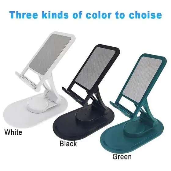 Suporte Celular de Mesa Ajustável 360° Dobrável Altura Regulável C-125