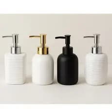 Peças Avulsas para Banheiro em Cerâmica – Porta Sabonete 250ml, Bandeja, Porta Escova – Várias Cores e Modelos