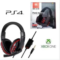 Fone De Ouvido  On-ear Headset Gamer PS4 XBOX ONE Celular C/ Microfone