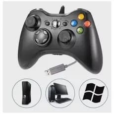 Controle USB Com Fio Xbox 360 Joystick Manete PC Notebook e TV Samsung e LG Xbox Gaming