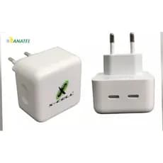 Fonte Carregador X-Cell Duplo Type-c 65W Compatível com iPhone Motorola