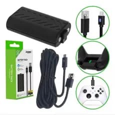 Bateria Dobe E Cabo Carregador Tipo C Compatíveis Com Controle Xbox Series S e X