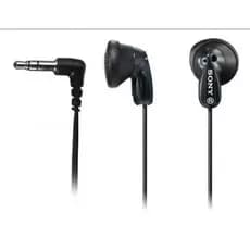 Fone De Ouvido Curvo Sony preto MDR-E9LP Original Estéreo  Bass