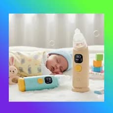 Aspirador Nasal Recarregável Para Bebês Silicone Ajustável Sucção Elétrica Crianças