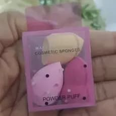 kit 3 mini esponjas gota para maquiagem base esponja para maquiagem corretivo