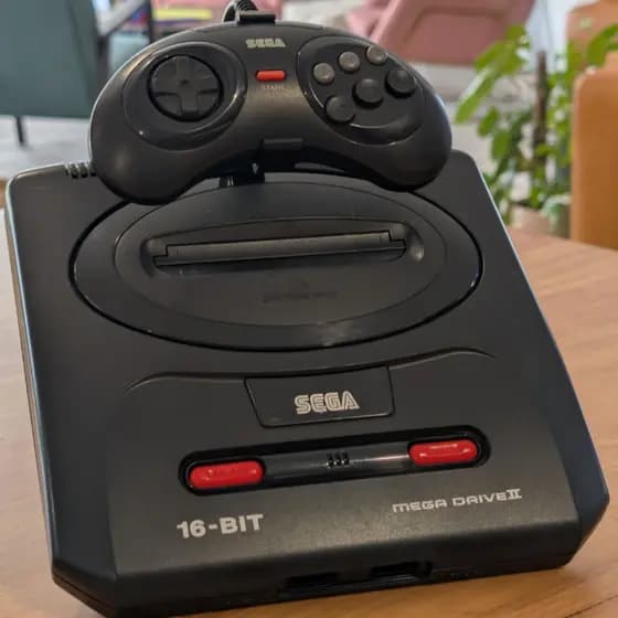 Suporte Mega Drive 2 e 3 Sega Stand Dock