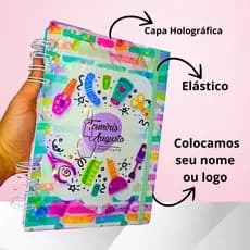Agenda Trancista / Manicure e Pedicure / Nail designer / Lash Designer 2025 Personalizada Com Nome e Capa Dura MODELO DE