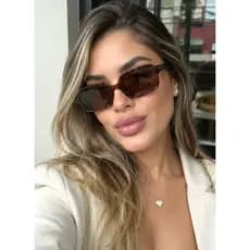 Óculos Feminino Elegante PEQUENO Estilo Retrô Moderno Modelo PEQUENO