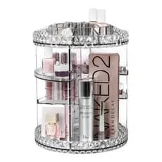 Organizador De Maquiagem Cosméticos Display Giratório 360º