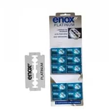 LÂMINA DE BARBER ENOX PLATINIUM CARTELA C/40 LÂMINAS