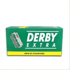 LAMINA DE BARBEAR DERBY EXTRA EM AÇO INOX C/50 LÂMINAS