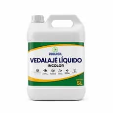Vedalaje Líquido Incolor  Acrílico  Para Concreto r Para Calhas Telhados E Lajes 5Litros