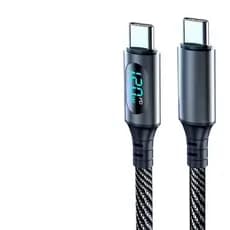 Cabo USB para tipo C cabo em nylon