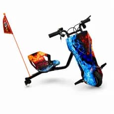 Drift Eletrico 250w Carrinho Rolimã Led 100kg com Kit Proteção