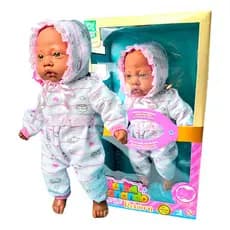 Brinquedo Boneca Bebê Reborn Realista Negra Com Som Infantil 44cm