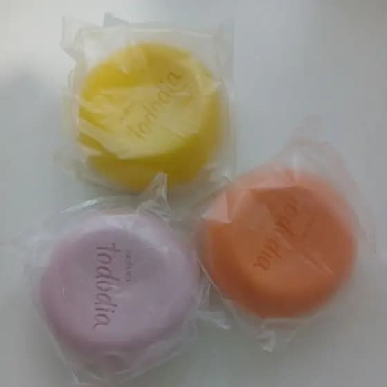 kit com 3 unidades sabonete 90 g em barra Natura Tododia  Fragrância sortida