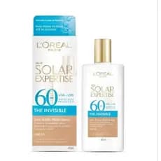Protetor  Solar  L'Oréal Solar Expertise Fps 60 The Invisible com ácido hialurônico cor 2.0 40ml