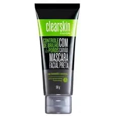Máscara  Facial  Preta com carvão  Clearskin  Avon 50 gr