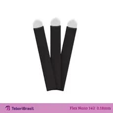 Lâmina 14U Flex Nano (0,18mm)(10 unidades) para tebori