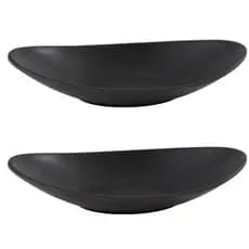 Kit 2 Travessa Canoa Japonesa Oriental Melamina Dog 21,2cm