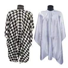 Kit 2 Capas de Corte Adulto em Cetim para Barbeiros Cabeleireiro Barbershop