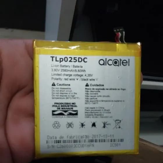 Bateria Alcatel TLp025DC Original ( Usada)