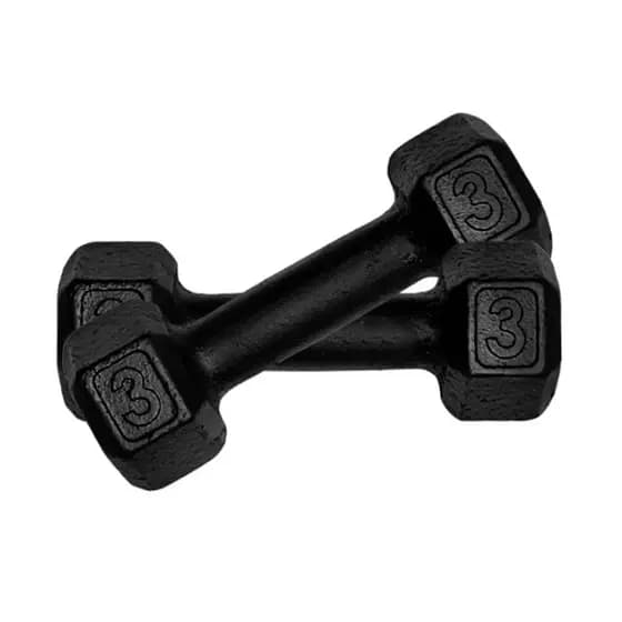 Par Halter 3 KG Sextavado Pintado