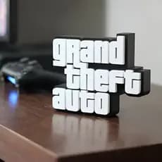 Placa Decoração Gamer Grand Theft Auto - GTA