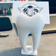 Porta Cartão De Visita Dente Molar Dentistas Odontologia