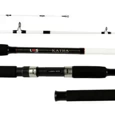 vara para pesca lumis katra 2,40m 20-50lbs carretilha