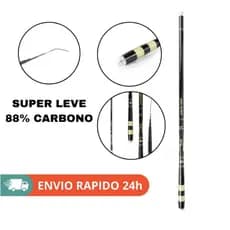 Vara Para Pesca Telescópica Albatroz Bali • 88% Carbono • Leve, Resistente com Capa consulte medidas