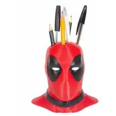Porta-canetas Deadpool - Com 6 Furos - Ótimo Presente! 14CM