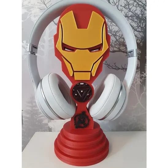 Suporte para fone de ouvido Headset - Homem de ferro - Iron Man