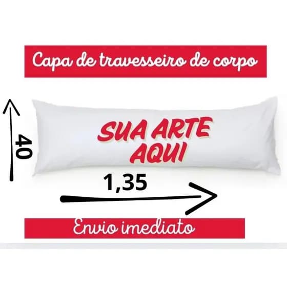 Capa De Travesseiro Xuxão Abracadinho Travesseiro De Corpo Sua Arte 1,35x40