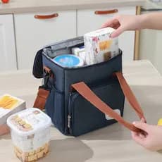 Lancheira Portátil Térmico Resfriador De Almoço Lanche Passeio Piquenique