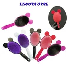 Escova Oval Profissional Flexível Anti Frizz Não Quebra os Fios