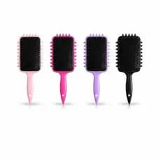 Escova Fitagem Modeladora Bounce Curl Pente Portátil Para Cachos