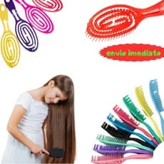 Escova Desembaraçante Flex Oval Anti Quebra Para Todos Tipos de Cabelo