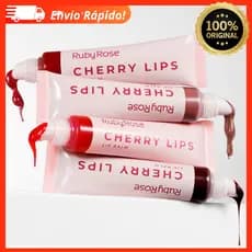 Lip Gloss Balm Labial Cherry Lips Linha Rosa Ruby Rose - Lip Bálsamo / Hidratante / Brilho