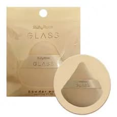 Esponja De Po Powder Puff Glass Ruby Rose