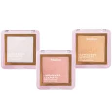 Iluminador Cremoso Compacto Ruby Rose - Brilhante / Glow / Branco / Dourado