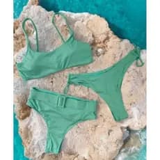 Biquíni 3 Peças biquíni feminino Biquíni de praia Biquíni moderno  Biquíni vecchio