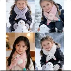Cachecol infantil colar infantil de frio cachecol de frio