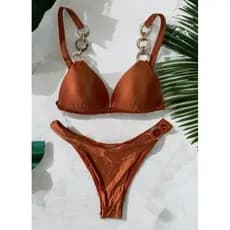 Conjunto Biquíni feminino. Biquíni verão Biquíni Bora Bora Biquíni com Argola