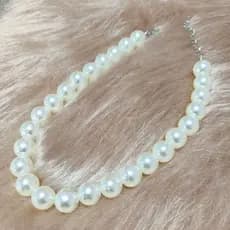 Colar Feminino gargantilha de Pérola corrente