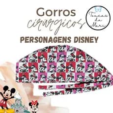 Touca Gorro Cirúrgico Odontologia, Medicina, Medicina Veterinária, Enfermagem - Personagens Disney Mickey e Minniema