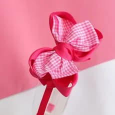 Tiara Junina Xadrez / Tiara Xadrez PInk / Arco Infantil Xadrez / Diadema Infantil A/C