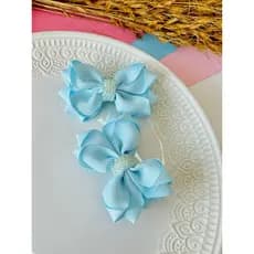 Dupla de laço / Duplinha de laço / Laço Azul Bebê, Rosa, Branco, Amarelo, Verde, Lilás, Bege Manta F