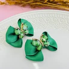 Dupla de Laço / Par de Laço Verde e Outras Cores / Laço Baby / Lacinho de Borboleta CRP