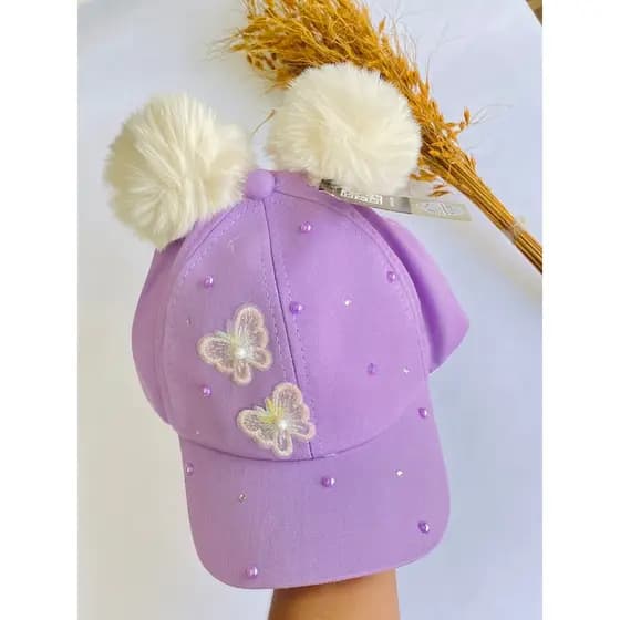 Boné infantil Lilás / Boné Personalizado / Boné de Luxo Lilás